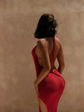 Holiday Beach Dress New Sexy Babes Knitted Dress Body Opening Sling