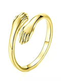 Love Hug Adjustable Cuff Ring-Outfit
