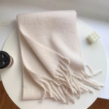 Winter Female Cashmere Plaid Scarf Women Blanket Scarves Wide Lattice Long Rainbow Shawl Wrap Warm Tippet