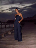 New Fashion Women's Sexy Body-Wearing Trousers Long Jumpsuit