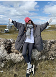 Cotton-Padded Jacket Coat Female Winter 2024 New Retro Versatile Long Plus Thick Cotton-Padded Clothes Loose Students Cotton Clothes-Outfit