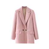 Women's Jacket Jacket Spring And Autumn Classic Repair Trend Two Buckle 23 Color