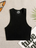 Toloer Hot Style Sports Yoga Top Nylon Fitness Running Moisture And Sweat-Breathing Seamless Knit Vest-Outfit