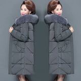 Women Winter Puffer Hood Bomber Basic Jackets Jacket Long Female Faux Fur Coat Loose Parka Plus Size Outerwear Snow Wear