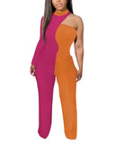 Independent Station New Fashion Printed One-Sleeved One-Sleeved Women's Trousers From Stock-Outfit