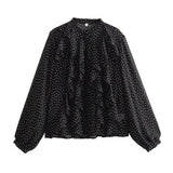 Homemade New Women's Classic Fashion Laminated Booz Shirt