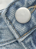 Seam Detail Washed Boyfriend Jeans-Outfit