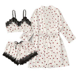 Direct Selling Love Summer Pajamas Set Tector Lace Ice Sling Skirt Home Dress