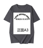 Pattern Printed T-Shirt Small Batch Order Stable Short Sleeve Top