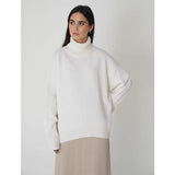 Autumn Sweater Turtleneck Women Green Vintage Pullover Jumper Women's Winter Thick Warm Knitted Blue Sweater for