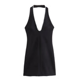 Summer Jewellery Neckline Slim Mini Dress 3082739-Outfit