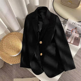 Toloer White Suit Jacket Female Spring 2024 New Spring And Autumn Design Sense Fried Street Clothes Popular Suit Women-Outfit