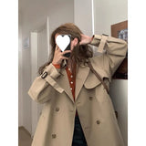 Wind Coat Women's Spring And Autumn Small 2025 New Thin Korean Version Of Loose Kiqi Popular