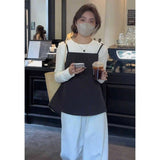 Simple High-End Small-Scale Shirt Sling Women 2025 Spring Wearing Casual Pants Fashion Two