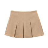 Women's New 2025 Casual High-Rise Thin Wide Folding Pure-Colored