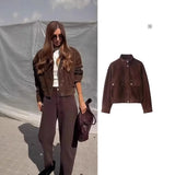 Women's Loose Casual Collar Tie Medium Long-Term Wind