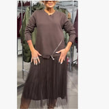 Summer Set Solid Round-Neck Short-Sleeved