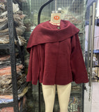 New Women's Dress With Asymmetrical Scarf Short Knitted