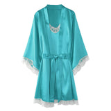 New Stitling Elastic Lady Pyjamas Jersey With Pyjab Pajamas Set Solid Color Home