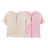 Thoracic Blouse Knitted Jersey Three-Piece Set 4192041 4192043