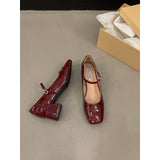 Fairy Style Elegant Temperament Coarse Single Shoes Summer New With Skirts To Increase The Thin And Coarse Heel Mary Treasure