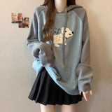 Toloer Wind Dark Gray Sweater Women 2025 Autumn And Winter Yang Plush Warm High-End Sense Knitting Loose