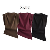 Homemade New Women's Fashion Classic Folded Decorative Pads On The Shoulder
