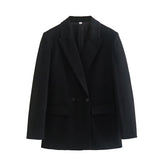 Homemade New Women's Clothing Seam-Sleeding Casual 4-Colored Suit