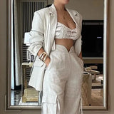 Summer New Fashion Street Hottie Solid Color Casual Top