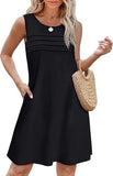 Women's Casual Round Collar Foldless Pocket