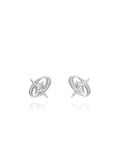 Oval Star Pattern Earrings-Outfit