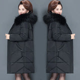 Women Winter Puffer Hood Bomber Basic Jackets Jacket Long Female Faux Fur Coat Loose Parka Plus Size Outerwear Snow Wear