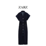 Homemade New Women's Classic Denim Fantula Dress
