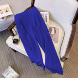 Suit Suit Pants Women Straight Loose 2025 New Spring And Autumn Leisure Wide Legs Commute Black