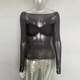 Spring And Summer Explosion Women's Clothing Thin Perspective