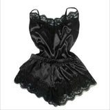 Exploding Pajamas Simulation Silk Pyjamas Large-Size Home Underwear Pajamas Skirt