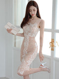 Wind To Close The Waist Thin Temperament Sling Skirt 2025 Summer Dress New Korean Version Of The Design Lace Bag Hip