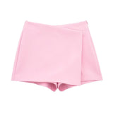 And Winter New Multicolor Asymmetrical Fashion Style Women's Trendy Skirt 4661515-Outfit