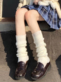 warm leg warmers made of knit