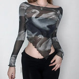 Graphic Asymmetrical Mesh
