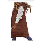 Casual Solid-Colored Hooded Sleeveless Sleeveless Vest Coat
