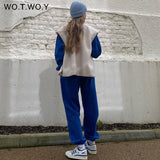WOTWOY Autumn Winter Lamb Wool Vests Coat Women Thicken Warm Waistcoat Female Outwear Sleeveless Jackets White Chic Tops