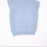 Summer Flip Decoration Leisure Knitted Vest 4331100-Outfit