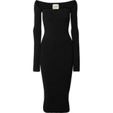 NEW SPRING and winter sqaure collar flare sleeves knitting sexy slim pullover long knits dress female