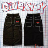 Hiphop New Spring Hip-Hop Style Straight Jeans With Loose Broad Legs-Outfit