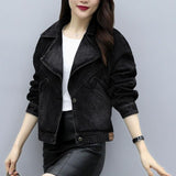 Toloer 2024 New Korean Version Of Temperament Denim Coat Female Student Fashion Versatile Korean Version Ins Tide Web Red Trend-Outfit