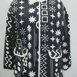 New Autumn And Winter 2024 Women's Wear Medium And Long Printed Cotton Jacket-Outfit