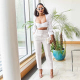Women's Spring And Summer High-Waisted Leisure Trousers Slim Slimming Suit Trousers Ladies Trousers Autumn Professional