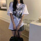 Toloer Short-Sleeved T-Shirt Women 2023 New Summer Loose Design Sense BF Wind Couples Wear Clothes Ins