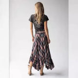 Summer New Sexy Folds Splicing Irregular Half-Dress Skirt